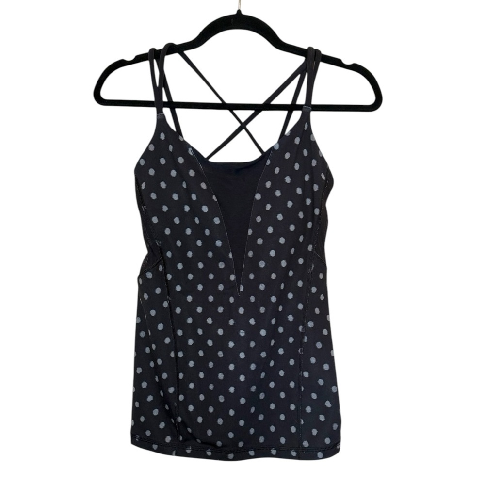 Lululemon tank with mesh see through back Sz 6